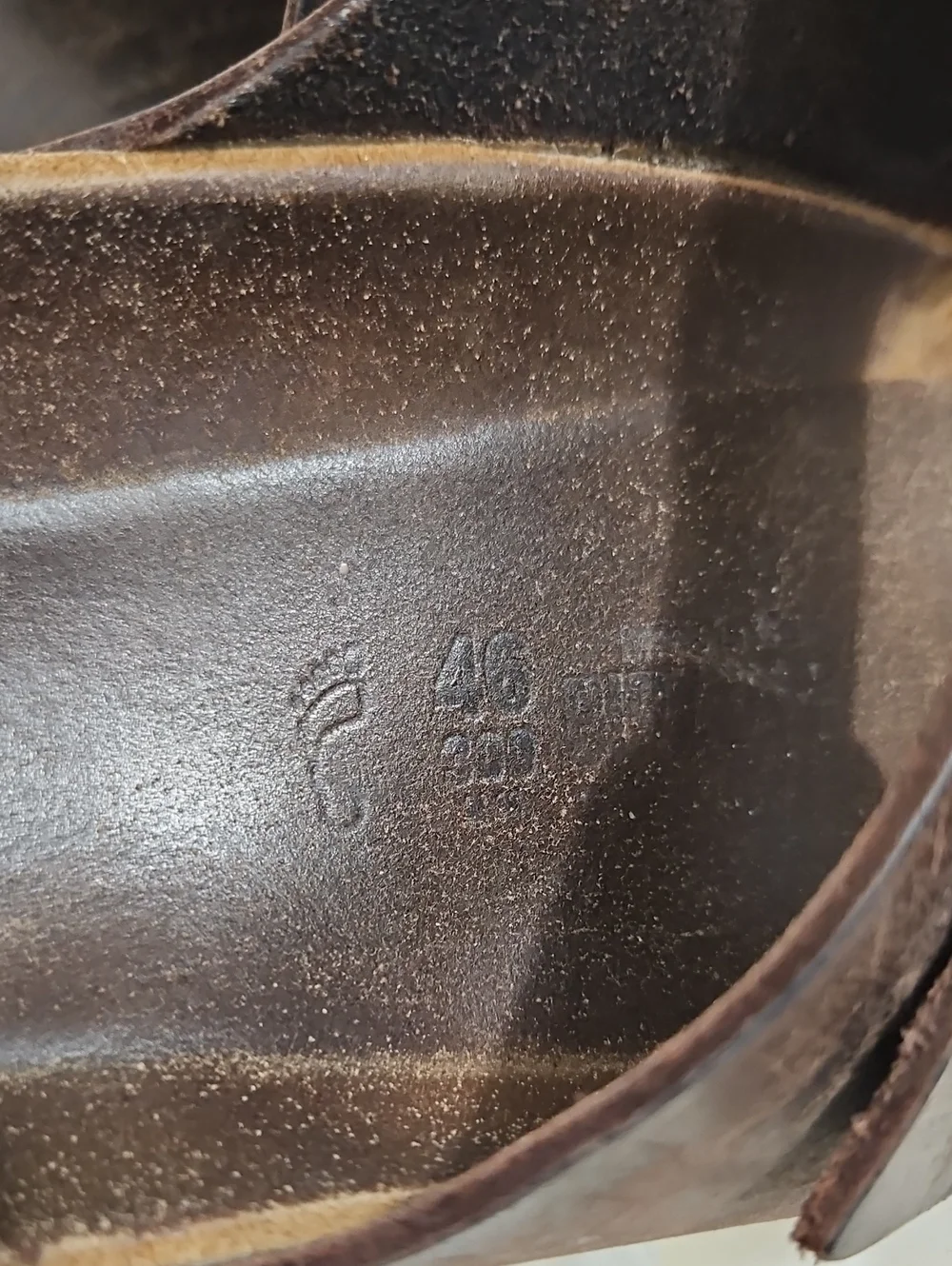 Birkenstock Arizona Oiled Leather Sandals Brown Men's EU 46 US 12 Regular Fit